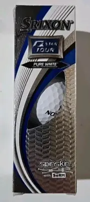 Srixon Q-STAR TOUR Pure White - NEW Sleeve 3 Golf Balls, VFW Logo
