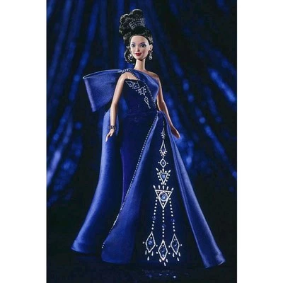 BOB MACKIE JEWEL ESSENCE COLLECTION SAPPHIRE SPLENDOR BARBIE DOLL 1996 # 1 NRFB