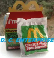 2022MCDONALD'S ADULT HAPPY MEAL TOY- BIRDIE -CACTUS PLANT FLEA MARKET NEW IN BAG