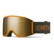 Smith Squad Mag Snow Goggles, Sunrise Frame, ChromaPop Sun Black Gold Mirror Len