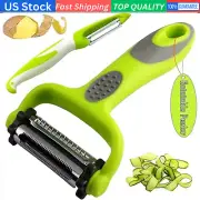 3-In-1 Vegetable Peeler - Rotatable Blades for Potato, Carrot, Non-Slip Handle