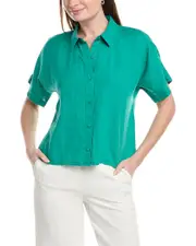 EILEEN FISHER Linen Boxy Shirt