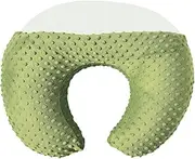 NIVAVA BABY Nursing Pillow and Positioner for Breastfeeding, Ultra Soft Baby Breastfeeding Pillows for More Support for Mom and Baby, with Premium Removable Cover (Tarragon)