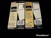 Lot of 2 Vtg 1994 CAMBRIDGE Day Planner refills #47002 & #47006, 13 & 30 sheets