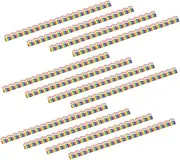 HOOTNEE 12pcs Removable Magnetic Blackboard Border Trim Bulletin Board Decor Easy Install Magnetic Edges for Classroom Office Decoration