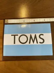 Toms Shoes 4.5”x3” Inch Laptop Bumper Yeti Hydroflask Sticker
