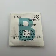 Vintage Bulova 11AC FEMALE STEM #16C 11.28mm Wrist Watch Material Part NOS