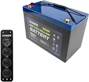Adventure Kings 98AH AGM Deep Cycle Battery + 12V Accessory Panel 2 USB sockets