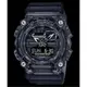 CASIO 卡西歐 G-SHOCK 強悍工業風 耐衝擊 運動雙顯 橡膠腕錶-黑 (GA-900SKE-8A) [秀時堂]