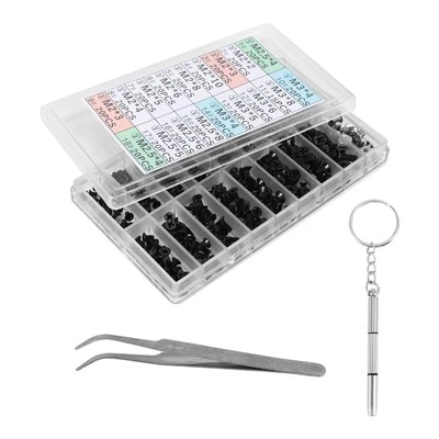 355Pcs PC Screws Assorted Set M2 M3 M2.5 Computer Screws HDD M.2 SSD Screws1497