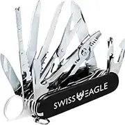 [Swiss Eagle] Multi-Function Classic Army Knife - A Great Travel Companion that packs 30 EDC Swisstools in your Pocket