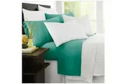 Kingtex 2000 Thread Count Bamboo Cooling Sheet Set Teal