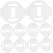 JECOMPRIS 100pcs Cable Holder Clips Versatile String Light Clips for Securely Fastening Wires Easy Installation Compatible Various Light Cables and Power Cords