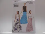 Vogue 9173, V9173, Three Styles of Semi-Fitted Long Skirts Pattern Size 14-22