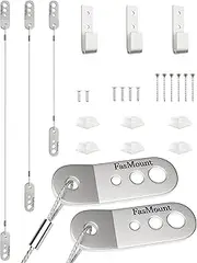 FasMount TV Wall Mount – Hang Up to Three TV’s 36 Inch to 72 Inch. VESA Size 200X200, VESA Size 300X300, VESA Size 400X400. Low Profile TV Wall Mount. Easy Access to Cords. The Easy Way to Hang a TV.