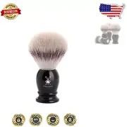 Men's Classic Shaving Brush - Silvertip Fiber with Durable Black Resin Handle