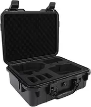 Drone Travel Carrying Case, Drone Storage Bag Drone Hard Shell Case, IP67 Impact Proof with Automatic Pressure Balance Valve for Flip RC2 RC-N3 Controllers