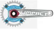 Fouriers CNC Crank Arm set PF30 BB for SRAM GXP spider Crankset 30MM Axle Gray