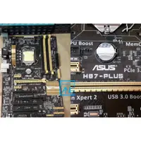 在飛比找蝦皮購物優惠-【 大胖電腦 】 ASUS H87-PLUS主機板/附擋板/