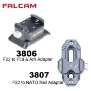 Ulanzi FALCAM F22 to F38 & Arri Gear Adapter NATO Rail Adapter for Cameras DSLR