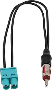 Aswalling Dual Twin Double Fakra to DIN Aerial Adaptor Adapter Antenna for Seat