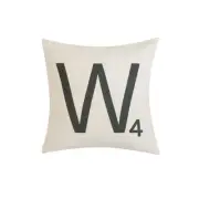 Letter-W4 Pillow Cover