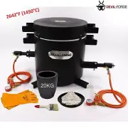 Gas Propane Furnace FB3Hb–20KG DEVIL-FORGE Foundry Oven Kiln +Crucible AU (NEW)