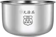 Electric Rice Cooker Replacement Pot Compatible for Midea Rice Cooker 304 Stainless Steel Inner Pot 5L Thickened FS50J FC50J YJ50EH Inner Pot Rice Cooker Liner