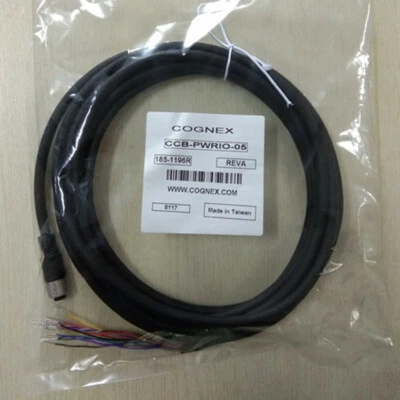 1pcs Cognex Compatible Power Cord High-flex Drag Chain Line CCB-PWRIO-05 5M