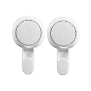 2Pcs Strong Traceless Suction Cup Hook Bathroom Adhesive Hook Kitchen Hook