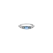 (W) Pandora Disney Aladdin Princess Jasmine Ring Sterling Silver Blue