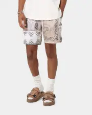 [CARRE] Carré Bandana Ultra Mesh Shorts Stone - Size 3XL 3XL Stone