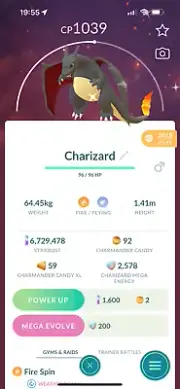 Pokémon Go ✨ Shiny ✨ Charizard - 3 Moves (2018) ✨ Ultra Friend Trade Available ✅
