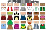 Future Minifigure Decal Sheet