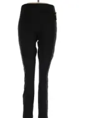 NWT Spanx Womens Black Ponte Skinny Sequin Trim Pants Size M NEW