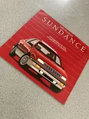 1989 Plymouth Sundance Model Sales Brochure OEM
