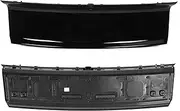 Trunk Decklid Trim Panel Compatible with 2015-2023 Mustang, Rear Center Trunk Boot Lid Cover Trim, ABS Rear Trunk Cover Panel Decorating Board Glossy Black