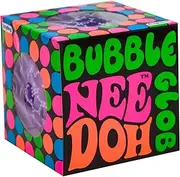 NeeDoh Bubble Glob Stress Ball - Squishy, Jelly-Filled Fidget Toy for Relaxation & Focus, Assorted Colours, Soothing Sensory Play for Kids & Adults, Ideal for Stress Relief & Anxiety, Ages 3+