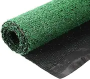 uxcell Artificial Grass Turf Mat 79x20 Inch (200x50cm) Fake Grass Carpet for Outdoor Indoor Garden Lawn Decoration Sports Patio Rug, Bright Green / 1cm Thickness