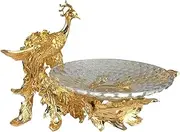 Decorative Bowls Fruit Bowl Countertop Fruit Basket Phoenix-Shaped Fruit Plate Tray Shelf Large-Capacity Fruit Plate Plate Dessert Bowl Fruit Bowl for Kitchen Counter