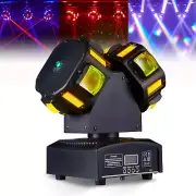 LED Moving Head Dj Lights 8 Leds DJ Lighting RGB Beam Rotating Stage Lights Stro