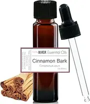 purelyBlack 100% Pure Essential Oil 10ml Aromatherapy Grade - Lavender, Lemon, Peppermint, Lemongrass, Frankincense, Patchouli, Orange and MORE (CINNAMON BARK Essential Oil)