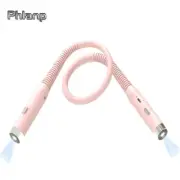 LED neck hanging reading light flexible hands-free portable charging adjustable