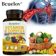 Vitamin B Complex Supplement - Heart Brain Skin Hair Nails Health Men Women