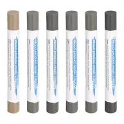 6pcs Wood Filler Sticks 6 Colors Wax Sticks Kit for Scratches Gray Series