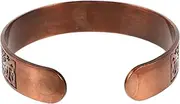 HOMOCONO Magnet Bracelet Vintage Rings Wrist Bands Magnetic Wristband The Ring Men's Bracelet Anklets Bracelets for Men Vintage Jewelry Wristbands Copper Anklet Copper Cup Light Brown Alloy