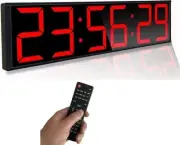 26'' Huge Digital Wall Clock, Home Gym Interval Workout Timers, with Countdown,