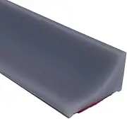 78 Inch Shower Threshold Dam Barrier, Frameless Door Bottom Water Stopper, Silicone Splash Guard for Kitchen Bathroom Sink Counter, Corner Guard for Bathtub, Grey