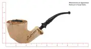 Erik Nording Pipe Organic Flowing Shapes Handmade Smoking Pipe, Signature Smooth