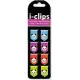 Panda I-Clips Magnetic Page Markers: Set of 6 Book Markers